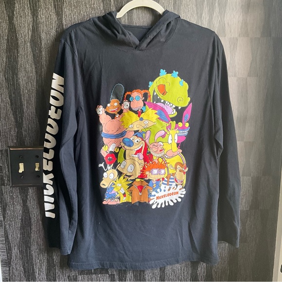 Nickelodeon Other - Nickelodeon t-shirt long sleeve black cartoon